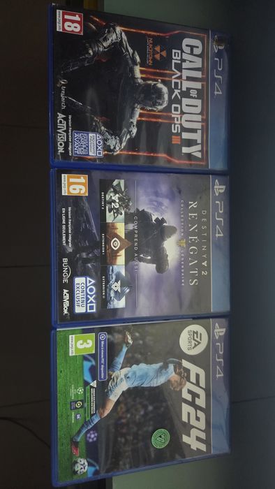 3 jogos Playstation 4