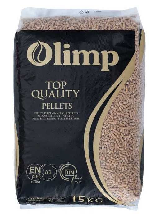 Certyfikowany pellet sosnowy drzewny a1 en plus tartak kuzio jak olimp