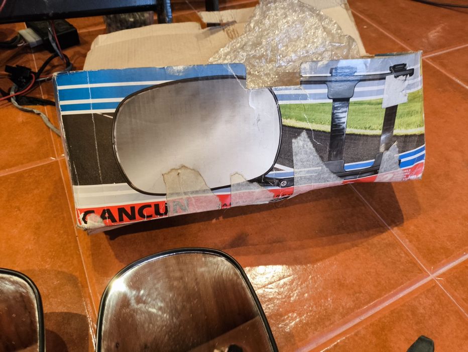 Espelho de reboque ~ Clip-on ajustável