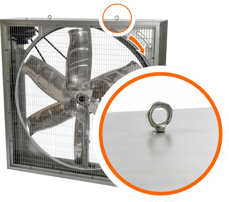 Wentylator 140 cm TK1 do obory, kurnika, chlewni, przemysłu mieszacz