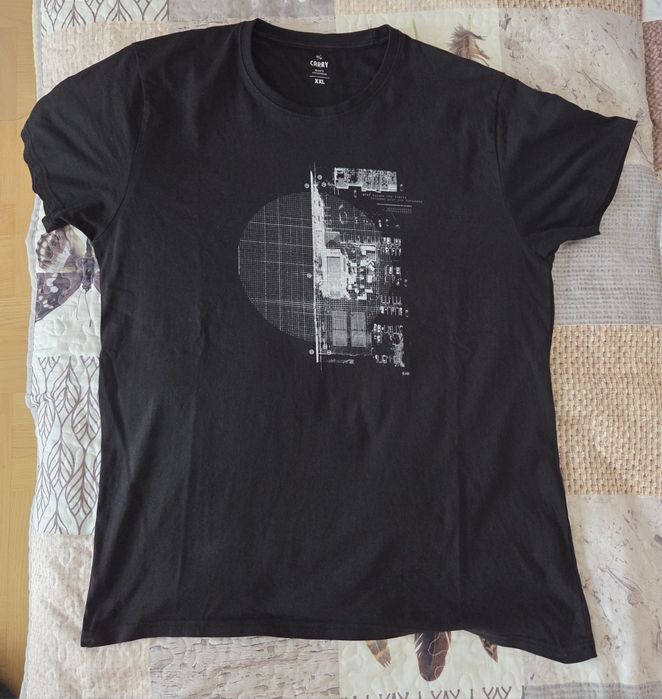 T-shirt męski Carry podkoszulek czarny