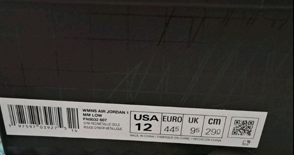 Кросівки NIKE оригігал Унісекс Air Jordan 1 Low Method of Make