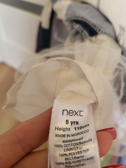 NEXT 110 sukienka podszewka rozkloszowana przepiękna