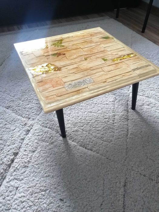 Unikatowy stolik kawowy Loft