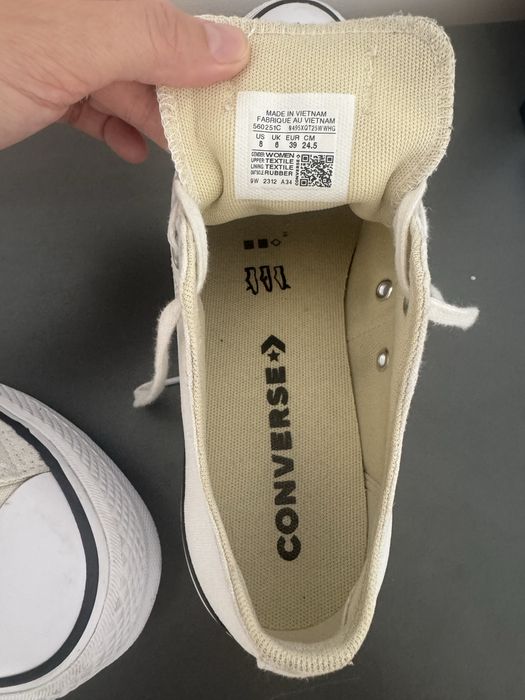 Trampki converse białe