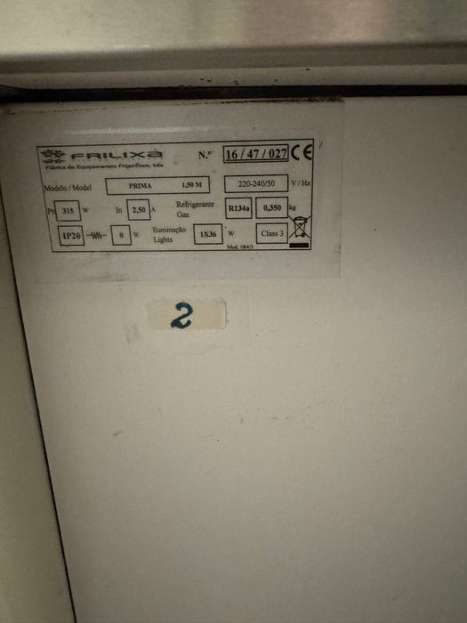 Arca frigorifica inox com mostrador para restauraçao