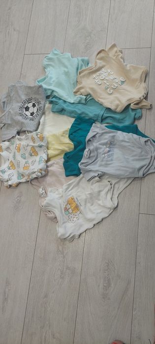 Body/pajacyki niemowlęce chłopięce krótki rękaw rozm 74