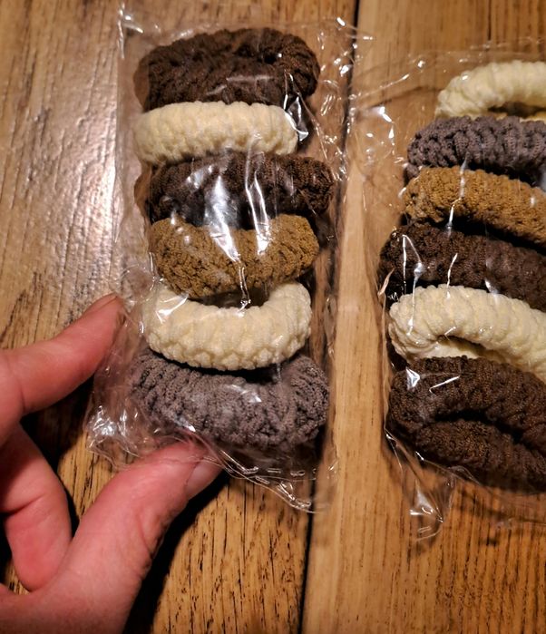 12 nowych frotek gumki wlosy