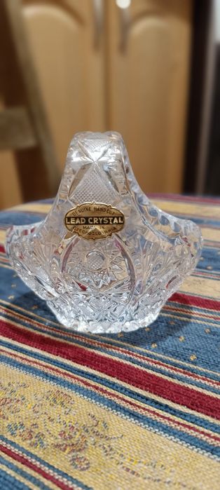 Кошик ваза кришталь