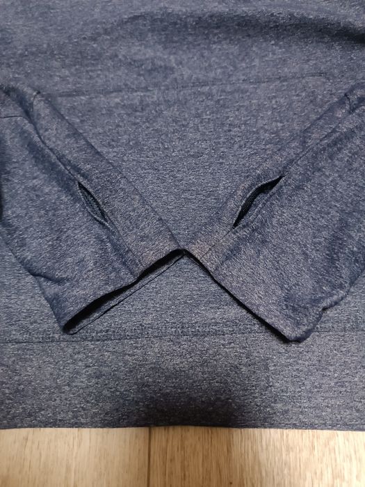 Худі з капюшоном синій меланж,розмір S