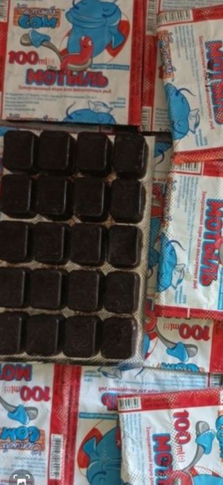 Мотиль , Артемія.