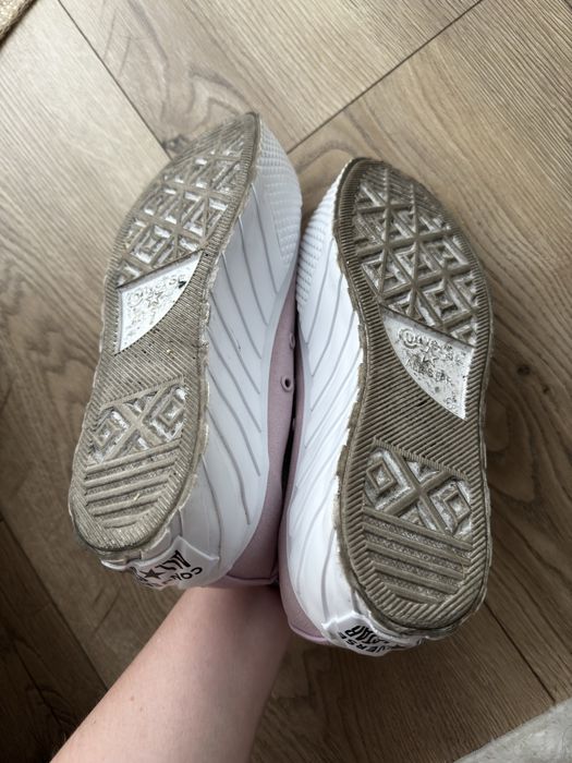 Różowe Converse lift trampki platforma na platformie 39.5 róż