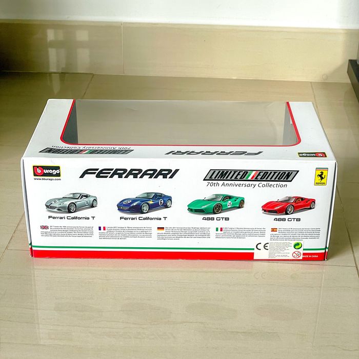 Ferrari 488 GTB 70th Anniversary Limited Edition 1/18 Bburago
