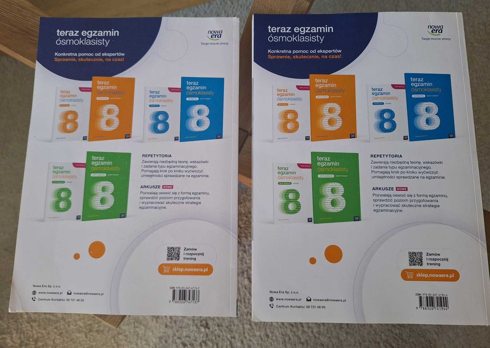 Język angielski repetytorium +arkusze egzamin ósmoklasisty Nowa Era