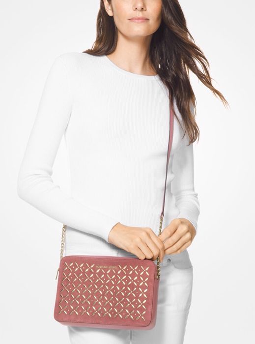 Сумка кожаная кроссбоди Michael kors