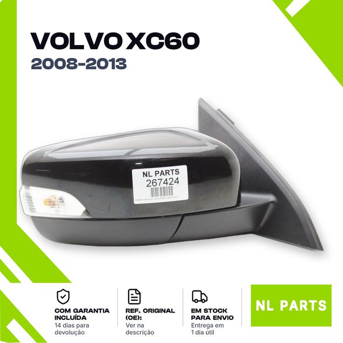 Espelho retrovisor Volvo XC60 Direito (2008-2013)