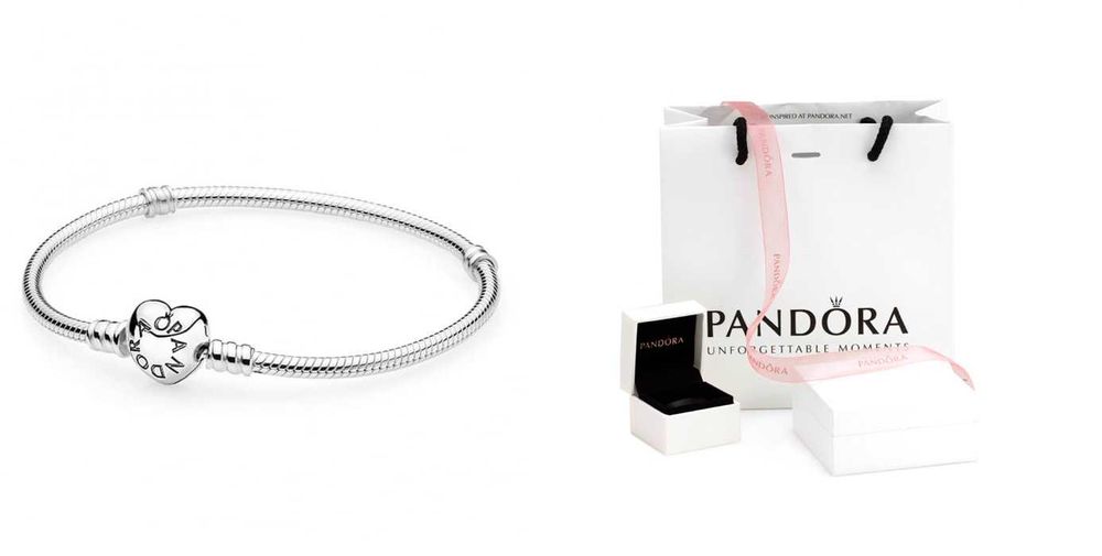 Bransoletka Pandora Moments 19 cm serduszko alle s925 bestseller