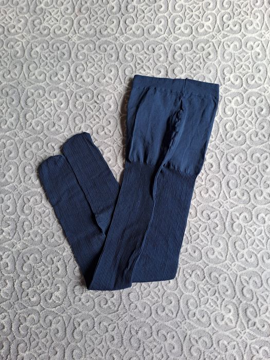 Rajstopy dziewczęce prążkowane r. 128