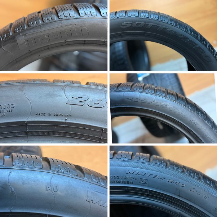 285/35/19 Pirelli Sottozero Winter ll зимові шини 285 35 R19 99V нові резина (Пара)