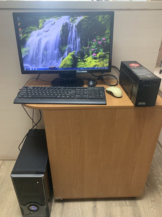 Повний комплект ПК: монітор Asus 23” + системний блок + безперебійник (ДБЖ)