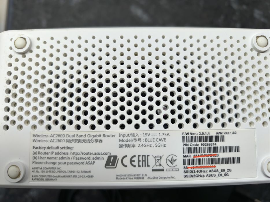 Router ASUS Bluecave