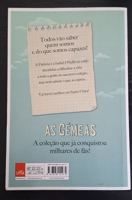 "As Gémeas no Colégio de Santa Clara" de Enid Blyton