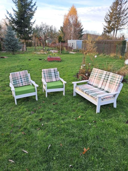 Meble ogrodowe/ tarasowe drewniane