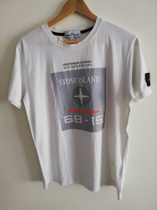 t-shirt M 38 biała koszulka 68-15 M 38 stone