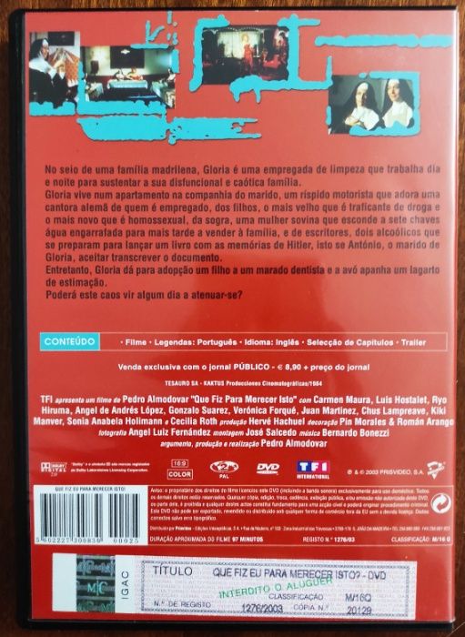 What Have I Done to Deserve This? - 1984 - DVD64586502700162121