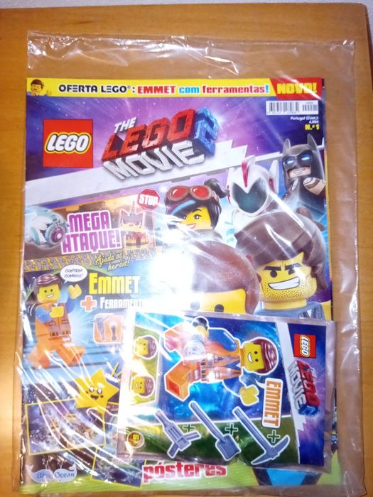 Revistas Lego Nexo Knights, City, Lego Movie 2 (levando todas baixa o preço)