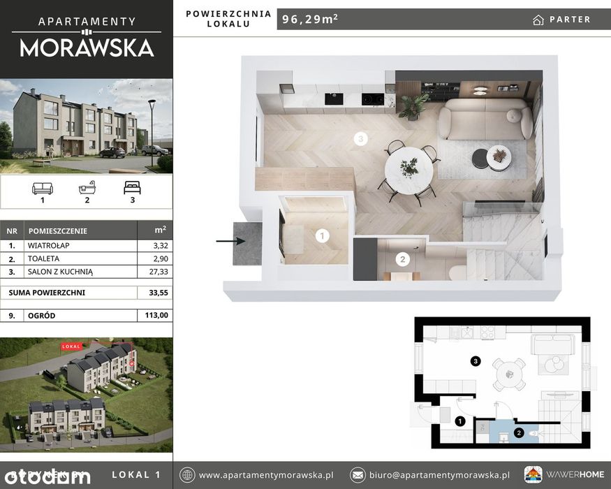 Segmenty "Apartamenty Morawska II" - %
