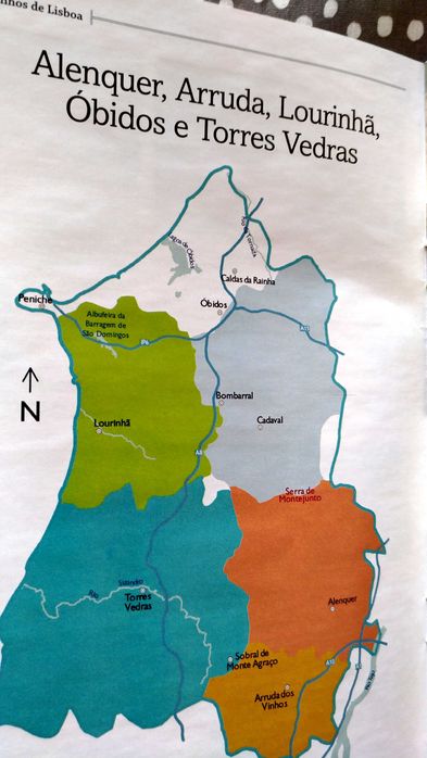 Vinhos de Lisboa Guia Expresso e Mapa