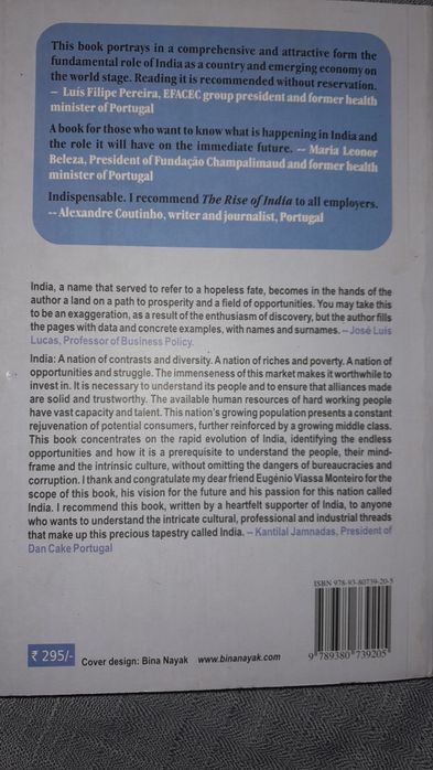The rise of India - Eugénio Viassa Monteiro
