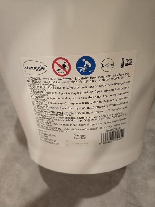 Wanienka dla noworodka/niemowlaka Snuggle 0-12M