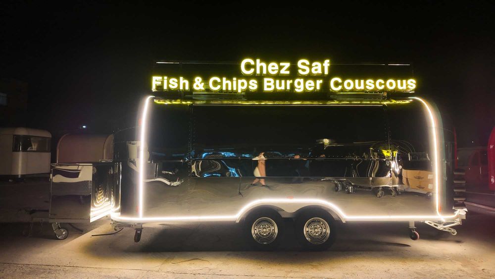 Food truck - Roulote - Trailer - Street Food 580CM