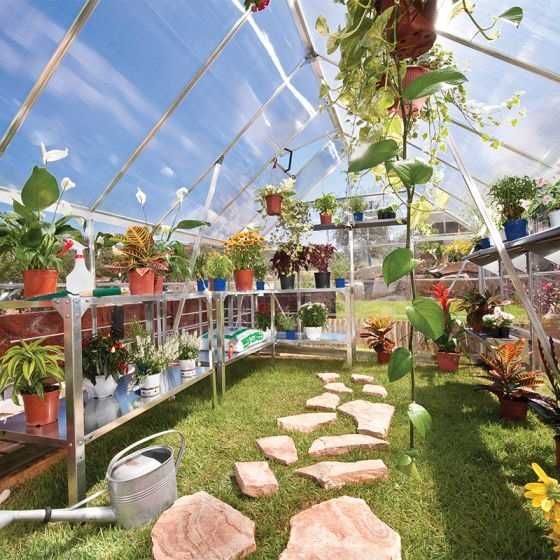 SZKLARNIA OGRODOWA z fundamentem 6,1x2,8m 17,1m2 5x10