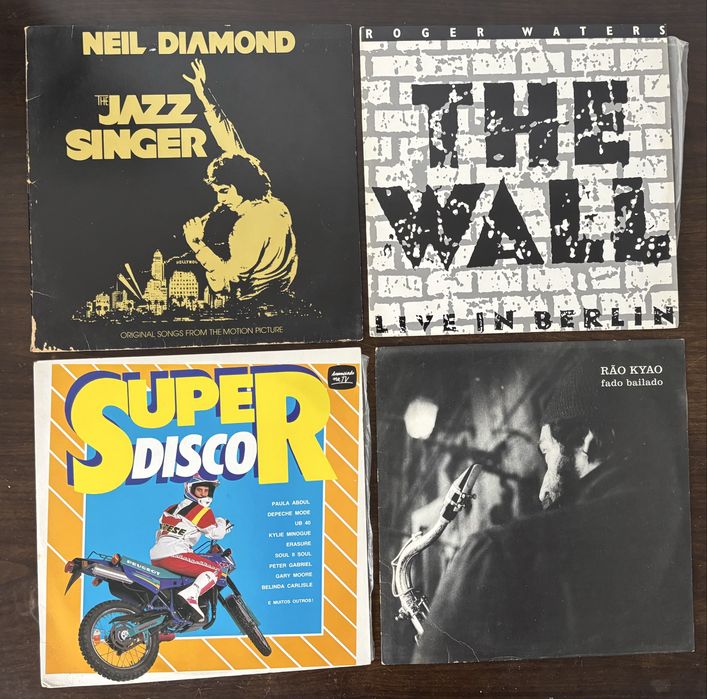 Coleção de 34 Discos de Vinil Originais (Anos 60/70/80/90) – Rock, Punk, Fado e Pop