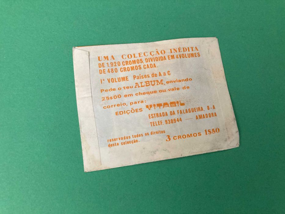 Rara Carteira de Cromos Selos de Todo o Mundo Anos 70