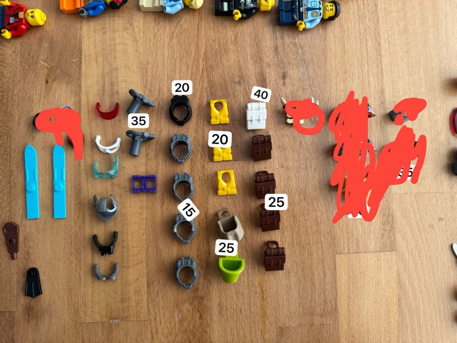 Конструктор лего lego аксесуари оригінал