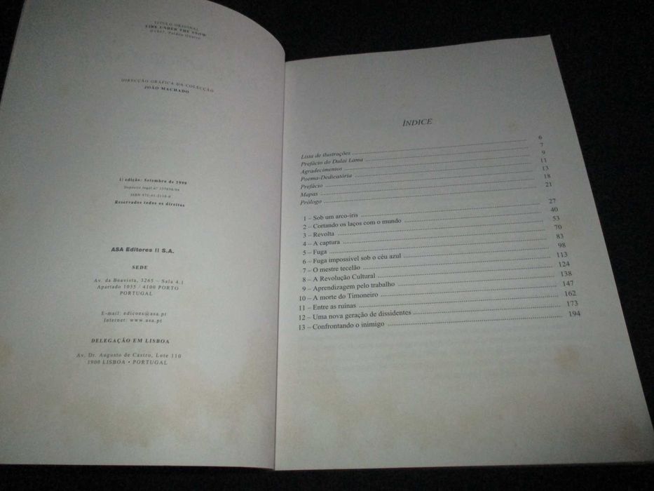 Livro O Fogo sob a Neve Palden Gyatso