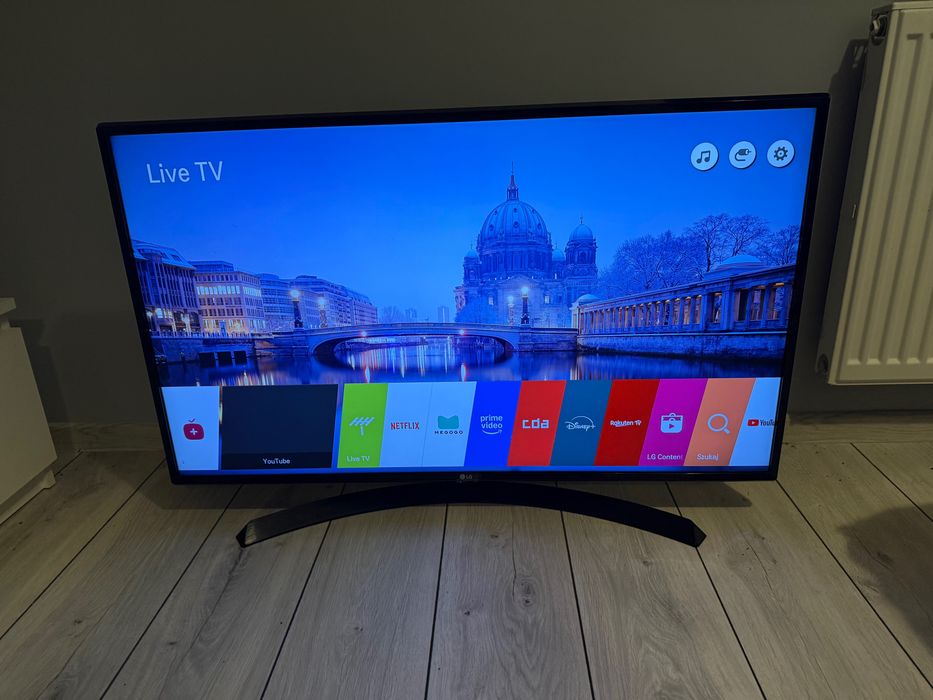 Telewizor LG 43 cale Smart tv,WiFi,DVB-T2,4K sprawny z pilotem !!!