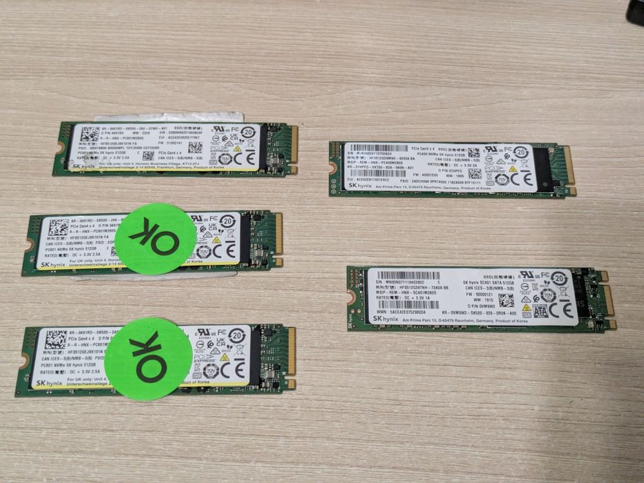 Ssd  NVME M.2  512gb 1024gb