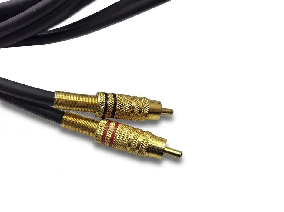 Kabel audio cinch 2x rca 3m do telewizora wzmacniacza głośników
