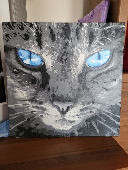 Картини котиків намальовані (за номерами)