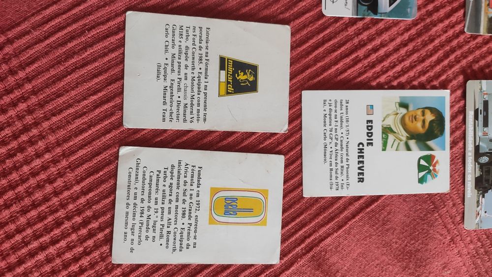 Calendários - formula 1, carros, motas, Galp, Castrol, Goodyear, etc