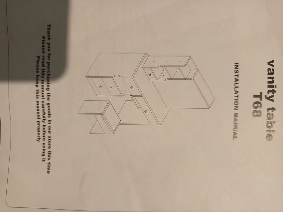 Toaletka z lustrem podswietlanym