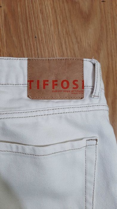 Calças Mom Jeans, Creme - 40