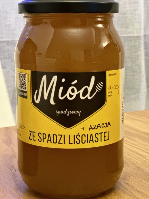 Miód rzepakowy 1300 g pasieka rodzinna