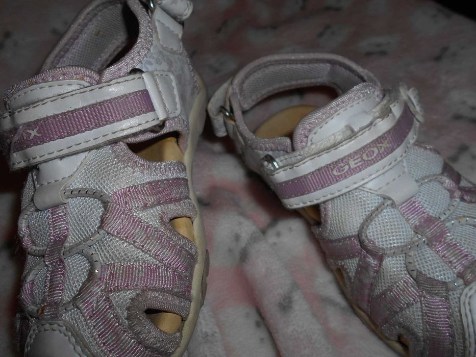 Sandálias GEOX, 26, Menina, Rosa e branco