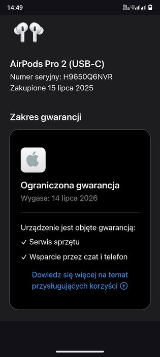 Airpods pro 2 generacji